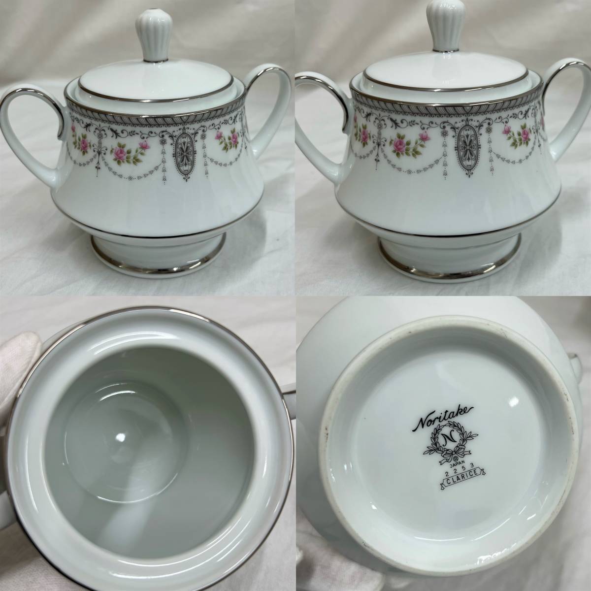 Noritake tea set CLARICE saucer small cup 4 customer coffee pot sugar pot Western-style tableware Noritake kla squirrel brand 