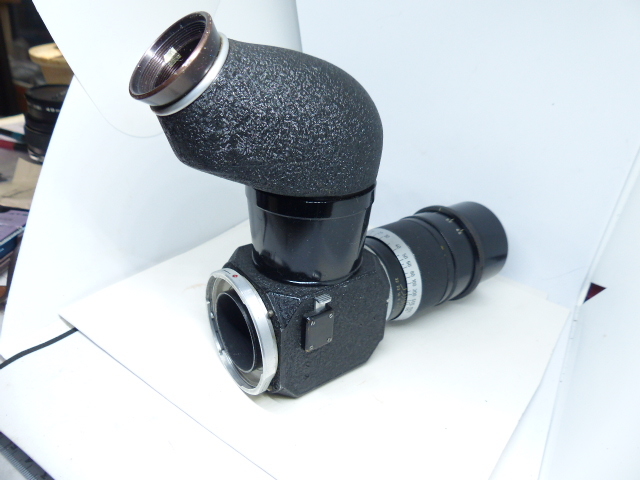 Novoflex Bizo S Mount → L39 Telyt 20㎝ f4.5 с объективом