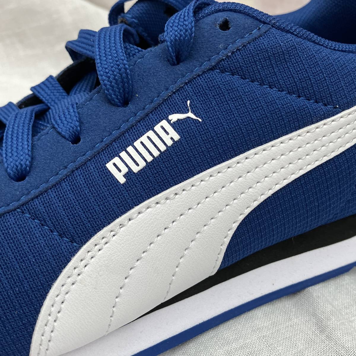 新品未使用品 ★PUMA プーマ★レディース 22.5cm 『チューリン 3 ナイロン』青ブルー カジュアル スニーカー 383038/06_画像7