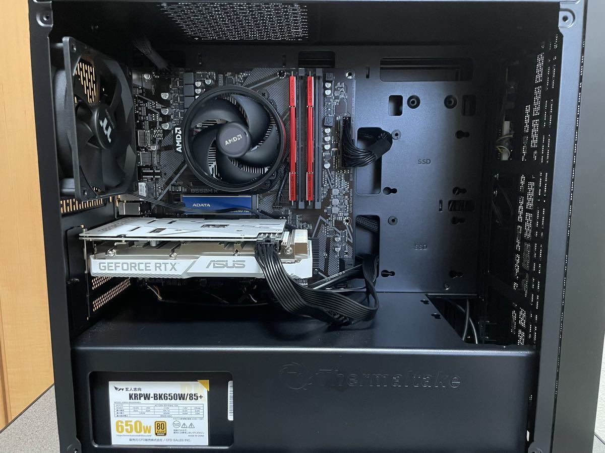 自作ゲーミングPC RYZEN5 3600 凄まじ RTX3060 12GB 自作ゲーミングPC RYZEN5 3600 凄まじ RTX3060 12GB