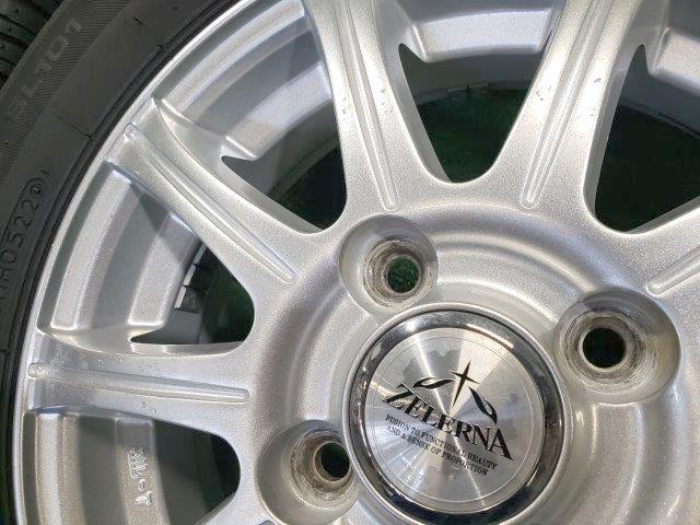 バランスOK 夏タイヤ 4本セット ブリヂストン SEIBERLING SL101 155/65R13 2022年 社外アルミホイール 13×4.00B +43 4穴 4H PCD100_画像3