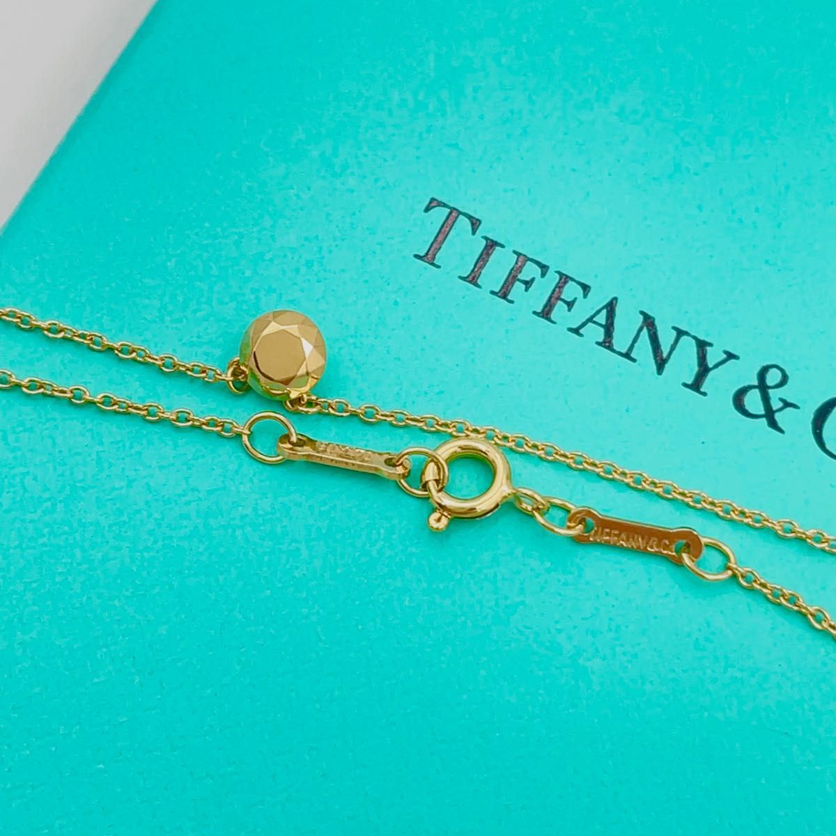 TIFFANY&Co.ティファニーファセット カット ダイヤ ネックレス K18