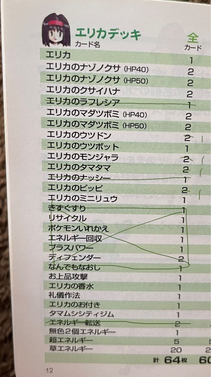 旧裏ポケモンカード エリカデッキ(一部)|Yahoo!フリマ(旧 旧裏ポケモンカード エリカデッキ(一部)|Yahoo!フリマ(旧