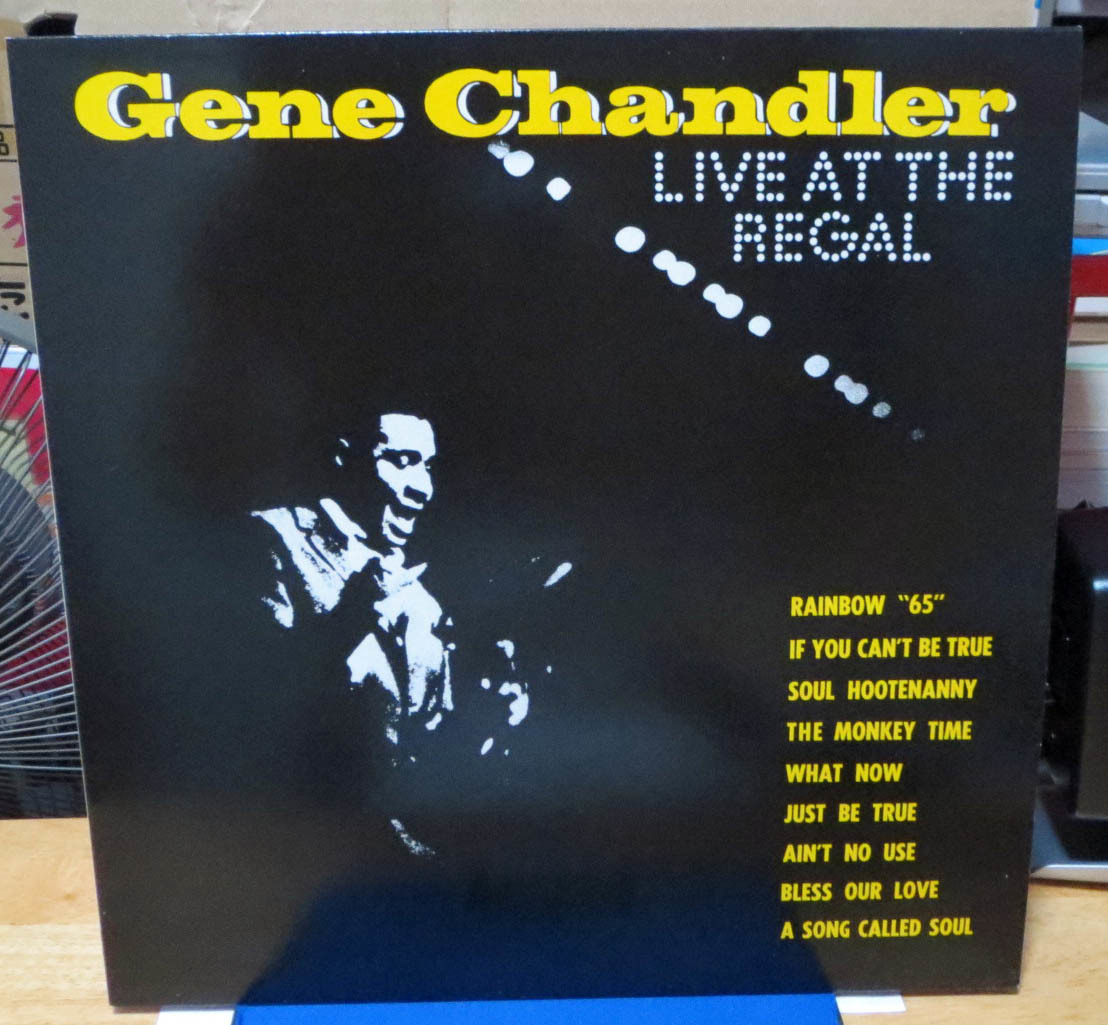 英盤LP☆Gene Chandler/LIVE AT THE REGAL◆Ｃharly Records_画像1