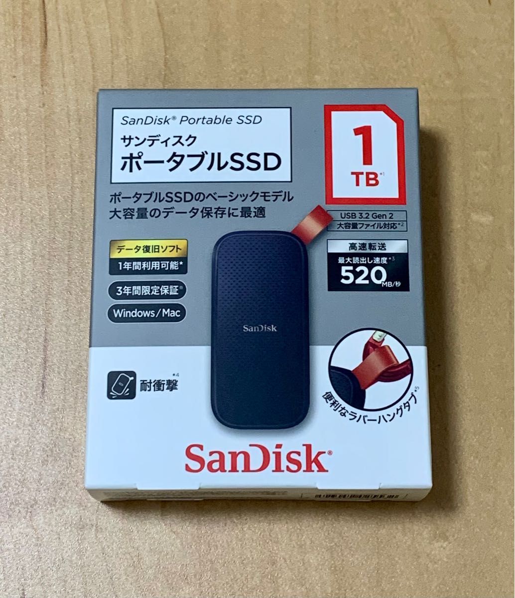 未開封】SanDisk 外付けSSD 1TB|Yahoo!フリマ(旧PayPayフリマ)