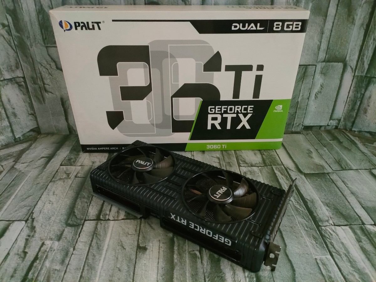 NVIDIA Palit GeForce RTX3060Ti 8GB DUAL 【グラフィックボード