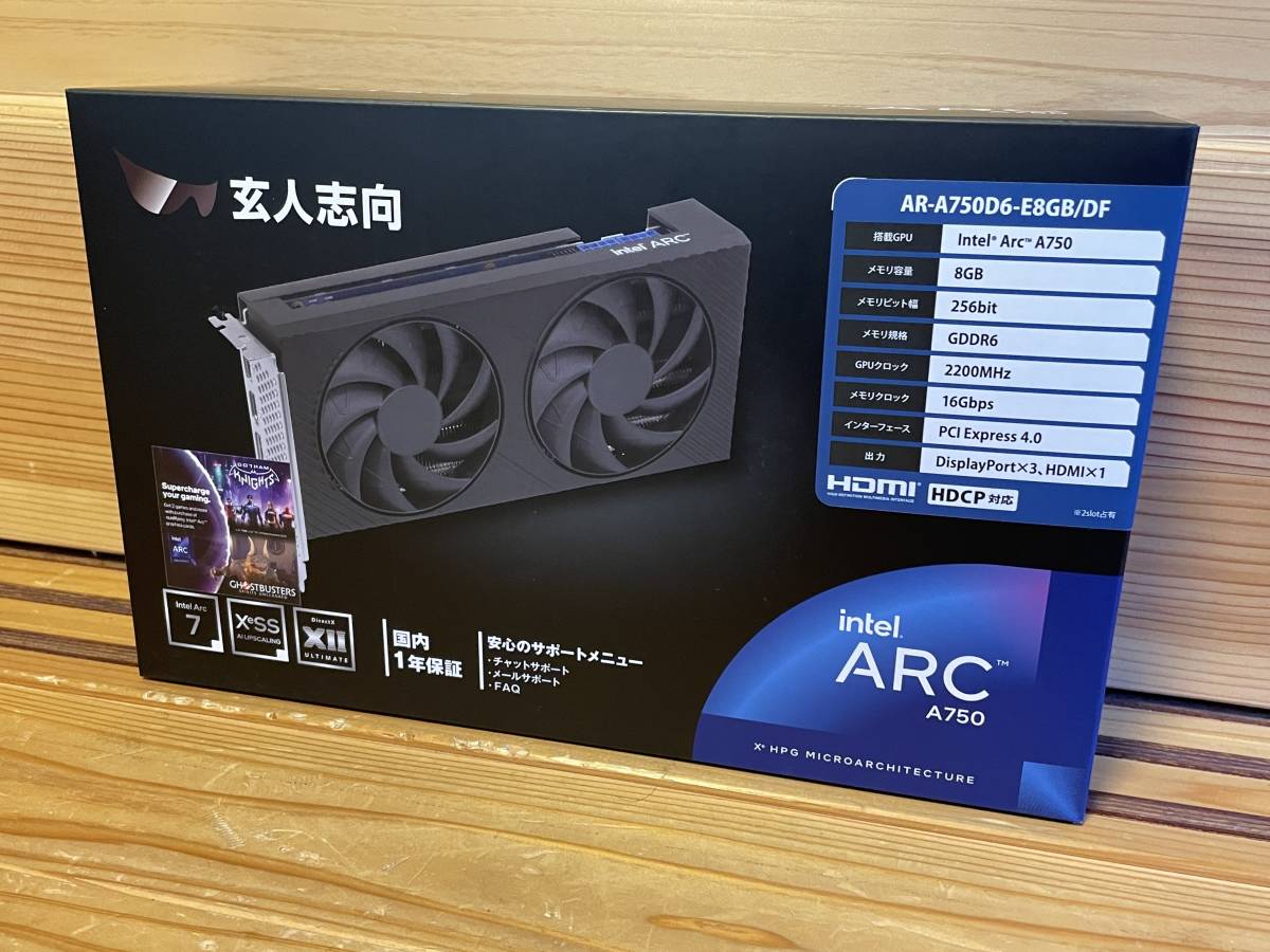 新品未開封送料無料】Intel Arc A750 8GB 玄人志向| JChere雅虎拍卖代购