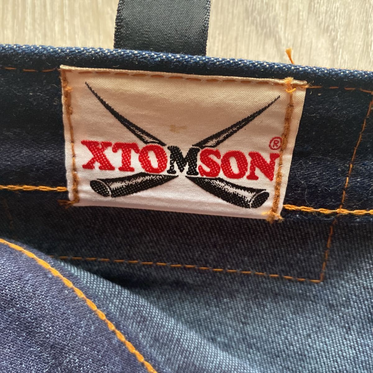 送料無料 当時物 未使用ジーンズ【X TOMSON W28】1970年代製造　デッドストック　ブーツカット_画像6