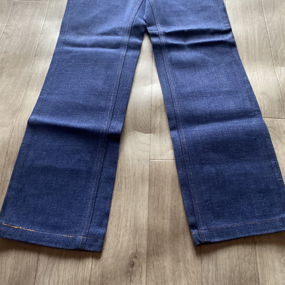 送料無料　当時物 未使用ジーンズ【HONG KONG BLUE JEANS W68㎝】W27インチ_画像4