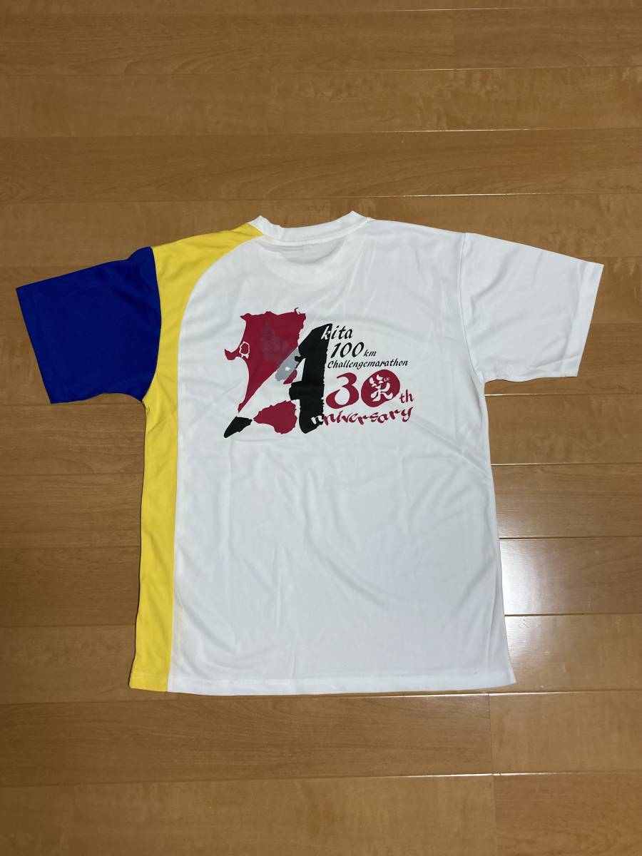 未使用品！秋田内陸100キロマラソン　半袖Tシャツ