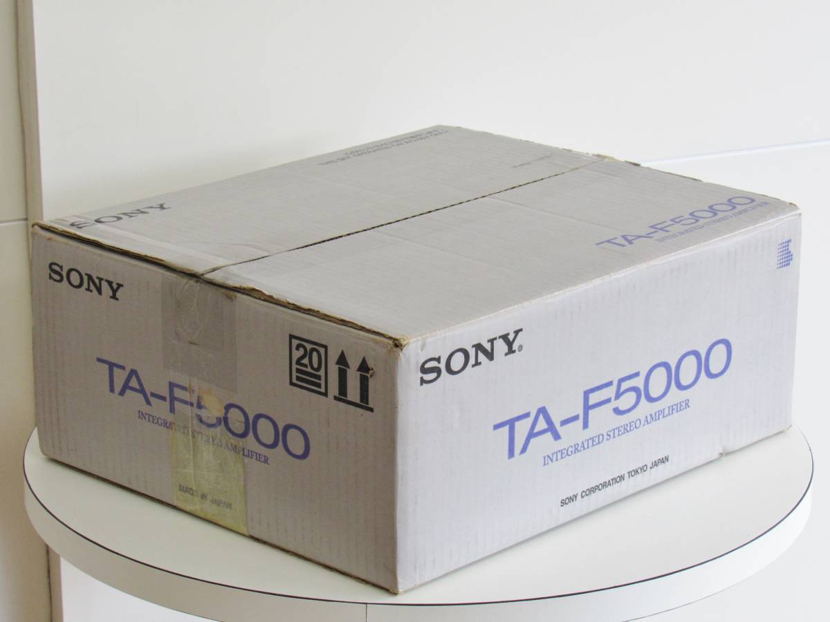 SONY索尼TA-F 5000 pli主放大器/前盒 原文:SONY ソニー TA-F5000 プリメインアンプ/元箱