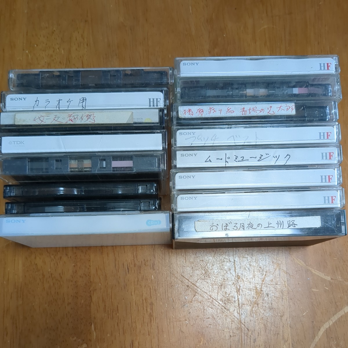 SONY カセットテープ16本 ノーマル HF・X I他 使用済 送料210円～_画像1