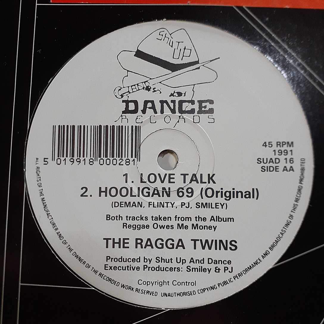 THE RAGGA TWINS / HOOLIGAN 69 REMIX / LOVE TALK /UK RAVE/SHUT UP AND DANCE/BREAKBEAT/HARDCORE/JUNGLE/RAGGA HIP HOP/RAGGAMUFFIN_画像2