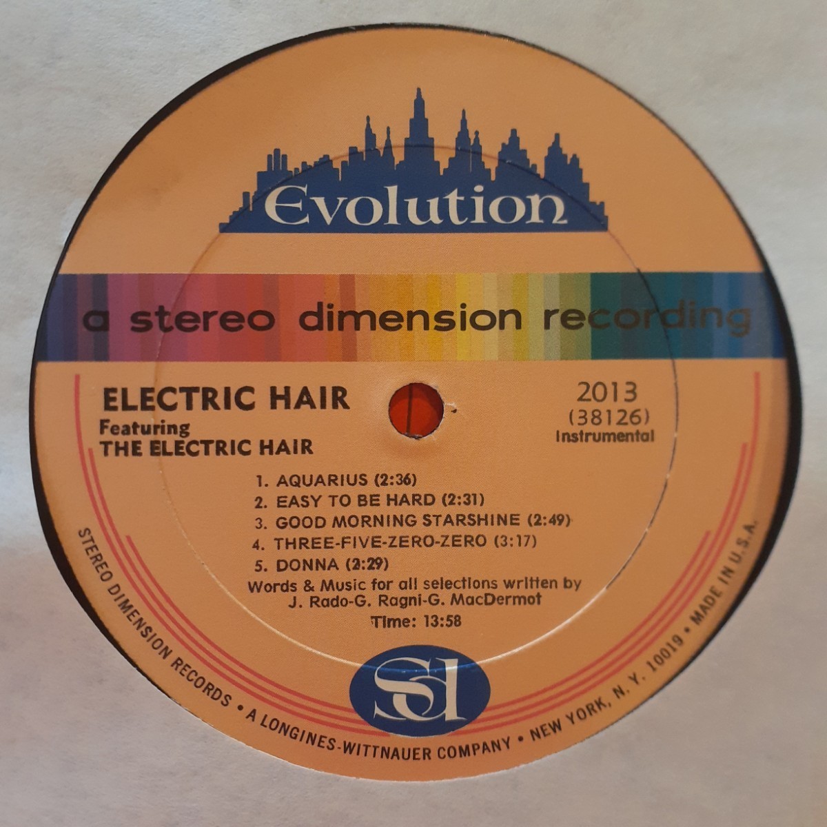 ELECTRIC HAIR - SWITCHED-ON HITS FROM AMERICA'S FIRST TRIBAL LOVE ROCK MUSICALMOOG /電子音楽,GALT MCDERMOT,RARE GROOVE_画像3