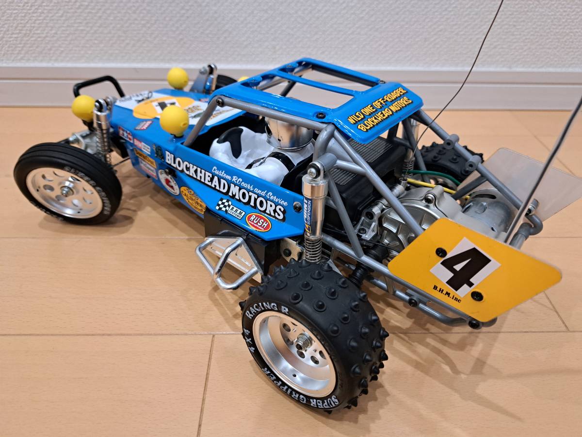 タミヤ ワイルドワン ブロックヘッドモータース プロポ メカ付き 美品