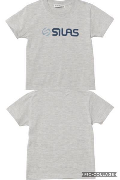 Silas S/S OLD LOGO TEE KIDS 5T 110 centimeter gray new goods unused Silas Kids T-shirt 