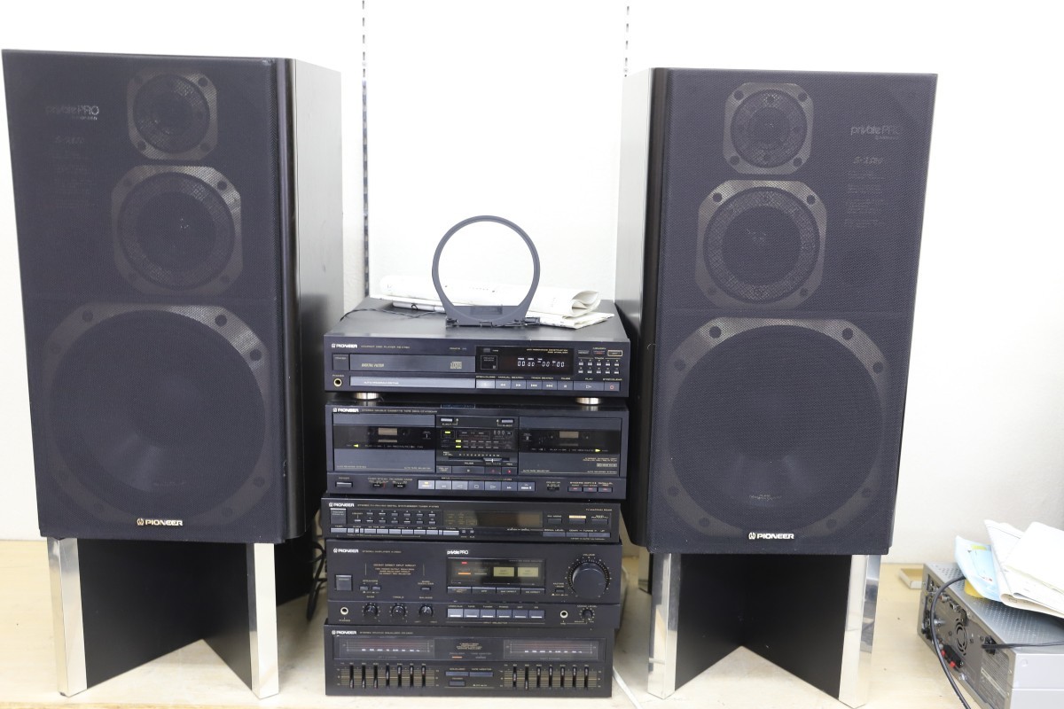 輝く高品質な Pioneer パイオニア システムコンポ S-X820/CT-X720WR/GR