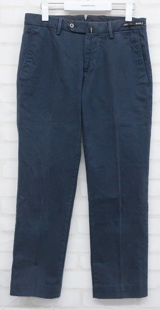 2P7685■PT01 BEAMSF別注 GARMENT DYED DOUBLE TWISTED SLIM FIT ガーメントダイスリムフィットパンツ ピーティーゼロウーノ ビームスの画像1