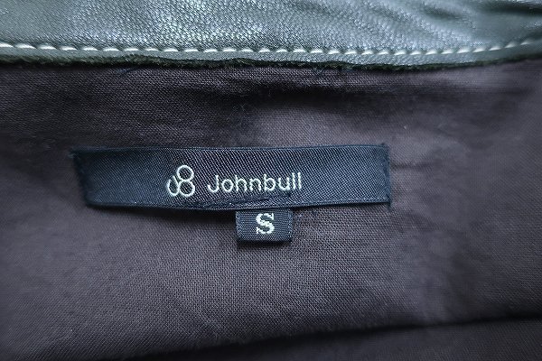 2J7107# Johnbull 16230go-to кожа одиночный байкерская куртка JOHNBULL