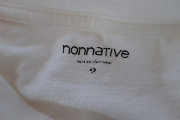 4T8311■クリックポスト対応■ nonnative NN-C2515 DRIVER SS TEE COTTON JERSEY ノンネイティブ 半袖ポケットTシャツの画像3