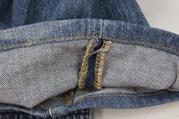 2P1231■ロエンジーンズ リペア加工スワロフスキーブーツカットデニム ROEN jeans_画像7