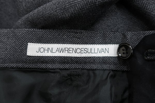 2P5541■未使用品 JOHNLAWRENCESULLIVAN FRONT SIDE TUCKED TROUSERS ジョンローレンスサリバン フロントサイドタックトラウザー パンツ_画像3