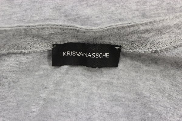 3T0875■クリックポスト対応商品■クリスヴァンアッシュ 半袖VネックTシャツ KRISVANASSCHE_画像3