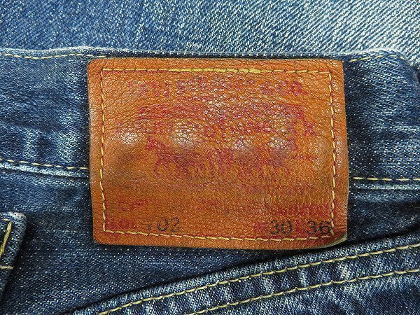 2P8148■リーバイス 702XX BIGE USED加工デニム 日本製 LEVI’S_画像3