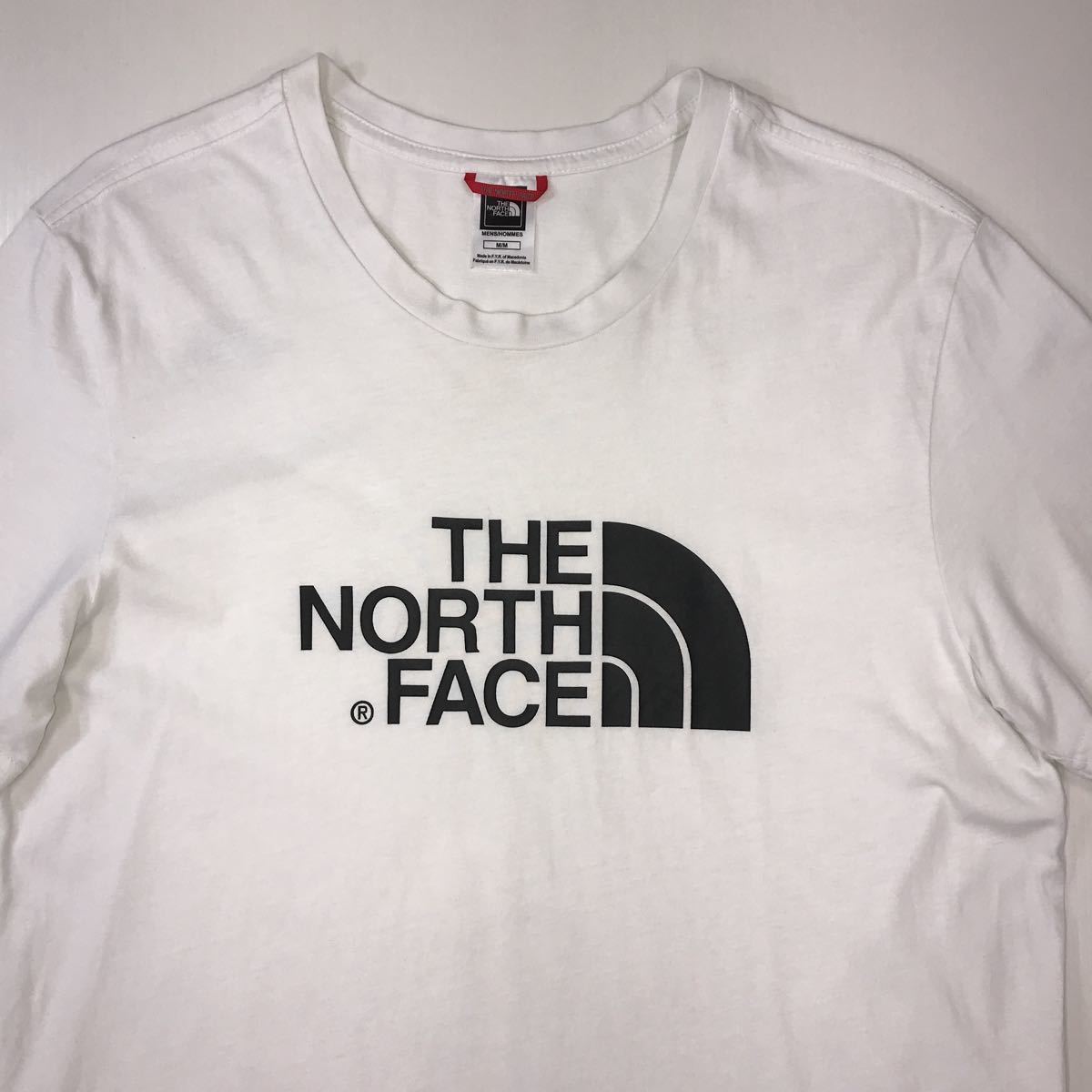 THE NORTH FACE ノースフェイス　半袖Tシャツ　ロゴTシャツ　アウトドア　メンズ　Mサイズ　28-116a_画像2