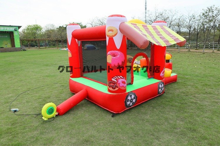  super popular large pool air playground equipment vinyl pool slide attaching home use for children pool large trampoline slide large playground equipment D251