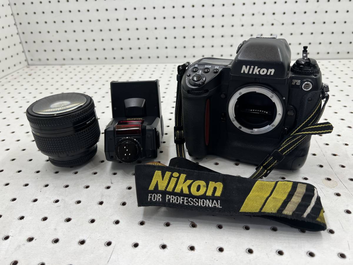 T】Nikon ニコン F5 フィルムカメラ 一眼レフ ボディ ※通電しない為