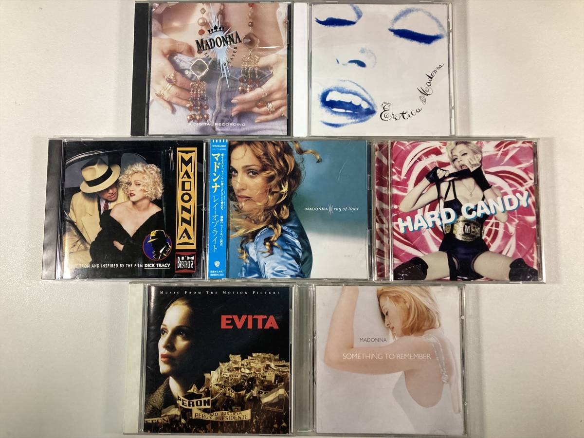 W7328 マドンナ (Madonna) CD 国内盤 アルバム 7枚セット_画像1