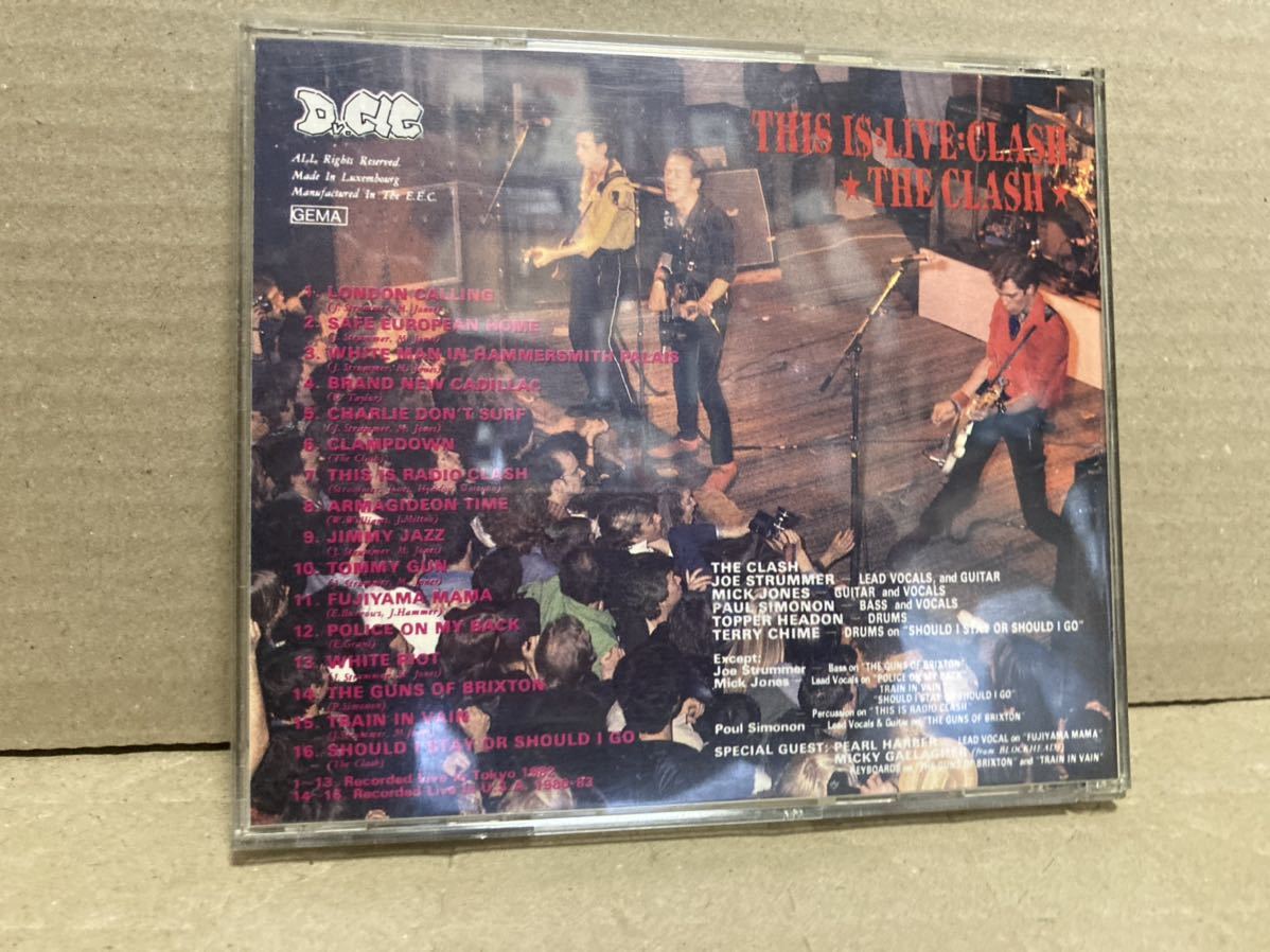 THE CLASH【THIS IS LIVE CLASH】パンク天国/PUNK/DAMNED/JAM/RAMONES_画像2