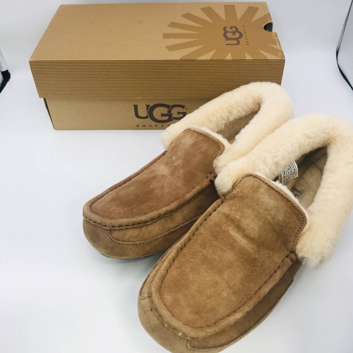 まとめ買い】 australia UGG アグ メンズ ベージュ 27 シープスキン