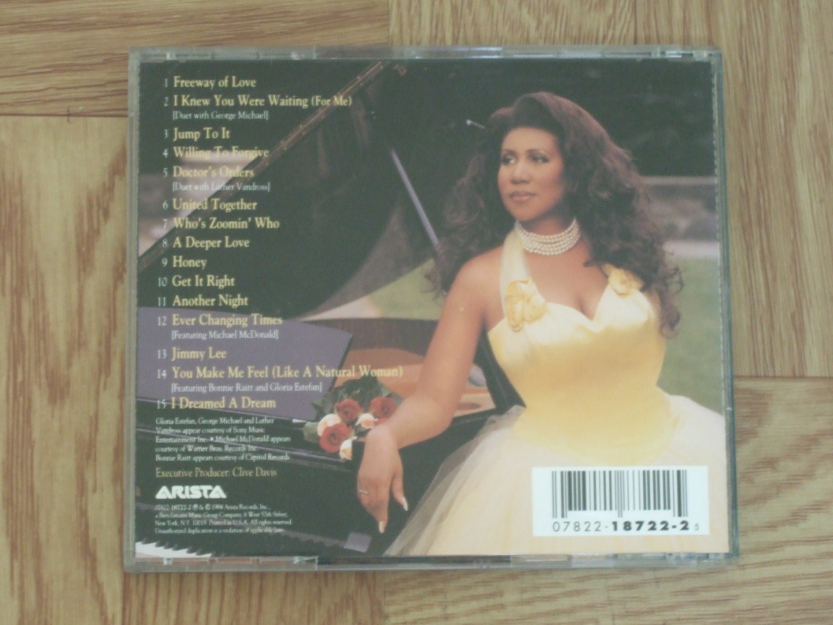 【CD】アレサ・フランクリン ARETHA FRANKLIN / GREATEST HITS (1980-1994) 米盤