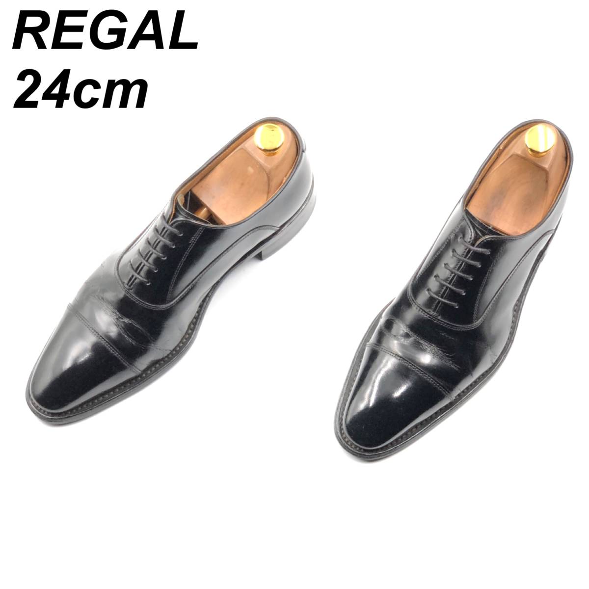 新しい REGAL 即決 リーガル ビジネスシューズ 皮靴 革靴 ブラック 黒