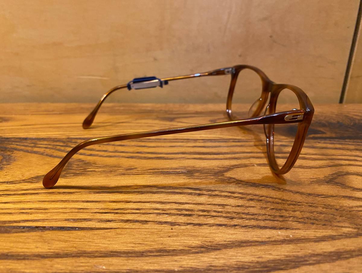 Vintage SAFILO サフィロ イタリア製 眼鏡 メガネ フレーム サングラス ビンテージ 53 16 145 ブラウン デッドストック