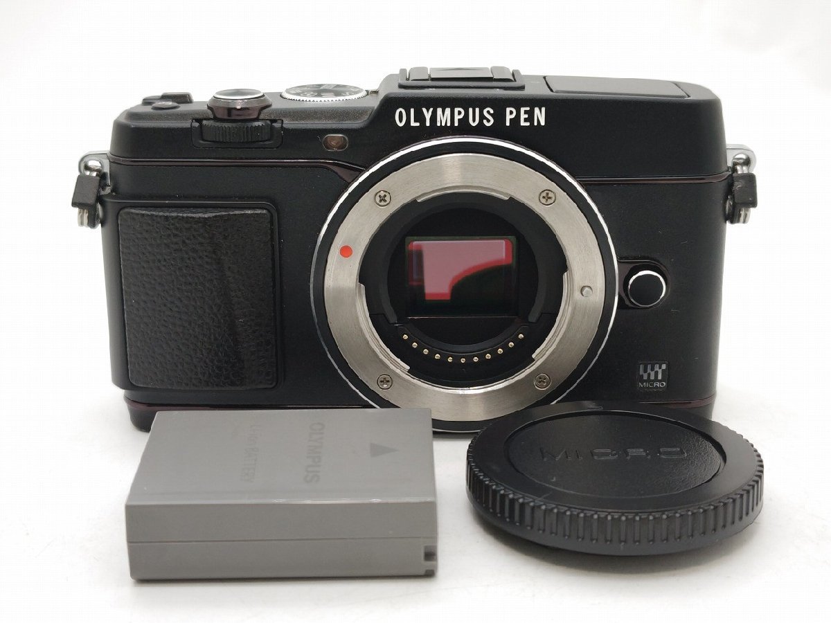 人気 OLYMPUS PEN E-P5 ブラック オリンパス ストロボ不良 オリンパス