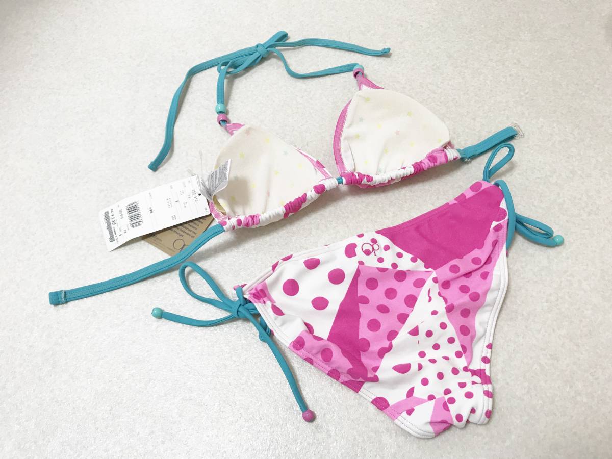  дамский купальный костюм 9M: Ocean Pacific [OP] soft бикини с треугольными чашками * топ на бретелях : розовый обычная цена :8,500+ налог 