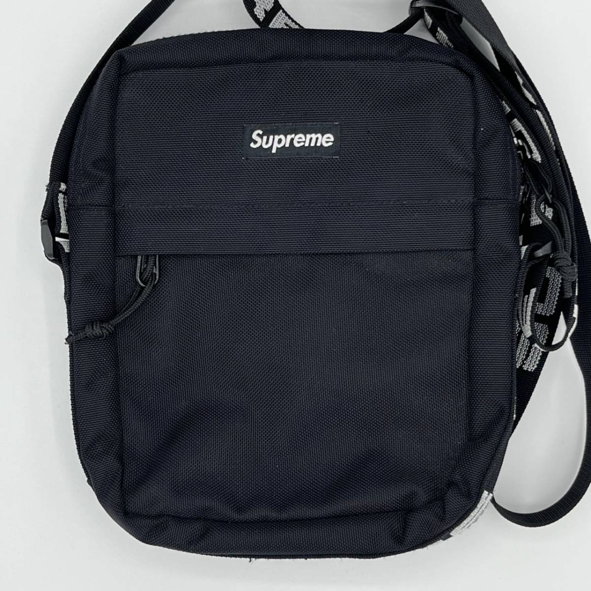 Supreme シュプリーム Shoulder Bag ショルダーバック ポーチ ボックスロゴ ブラック