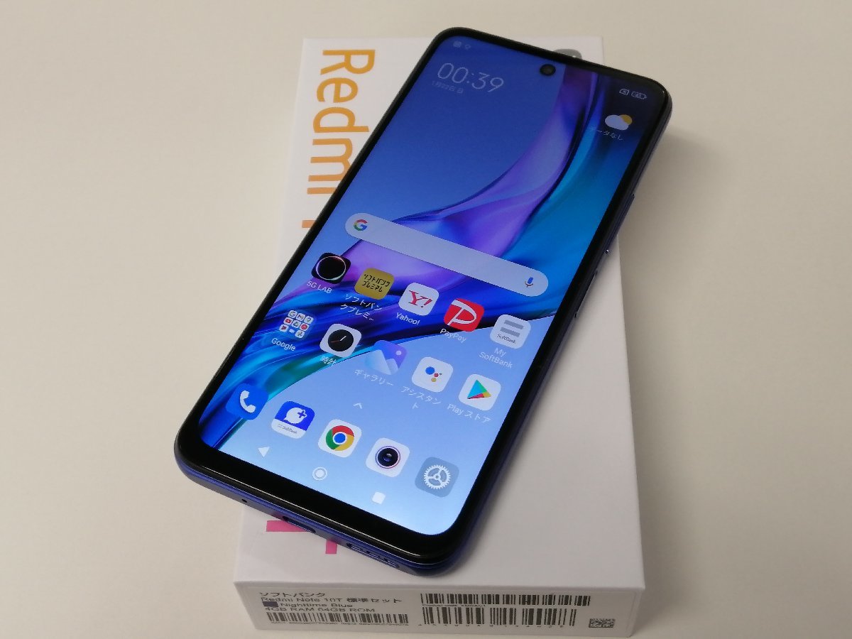 超歓迎された softbank Xiaomi Redmi Note 10T A101XM ナイトタイム