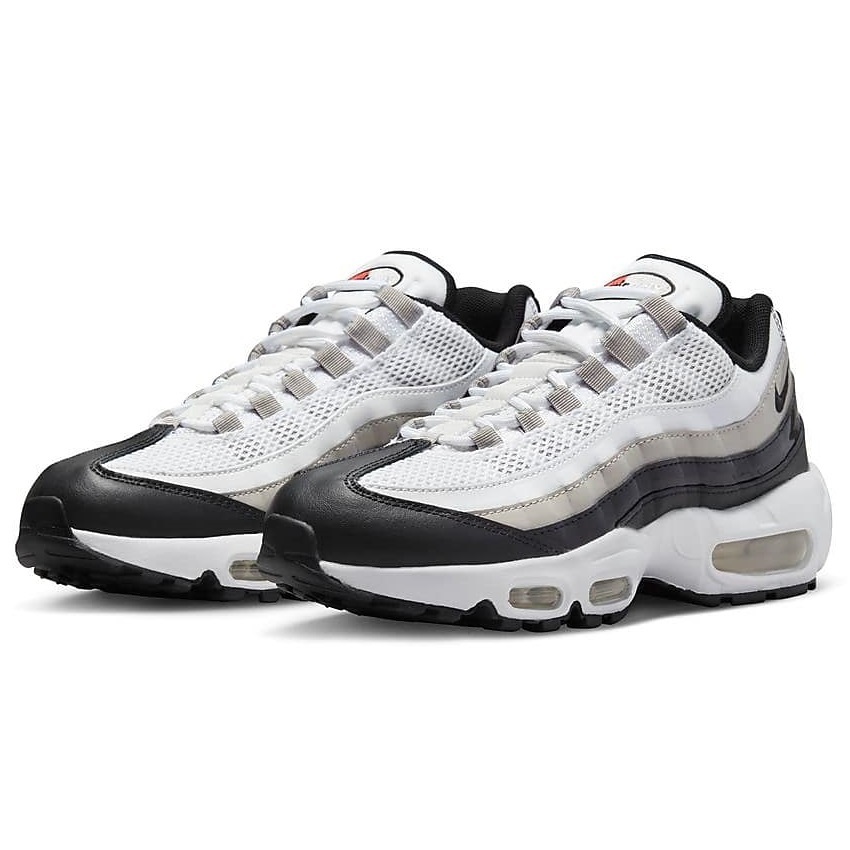 ☆NIKE W AIR MAX 95 白/薄灰/黒 22.5cm ナイキ ウィメンズ エア マックス 95 DR2550-100の画像1