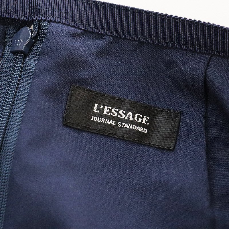 ジャーナルスタンダード レサージュ JOURNAL STANDARD Lessage 2019SS ストライプ タイト スカート 38/ネイビー【2400013478588】_画像9