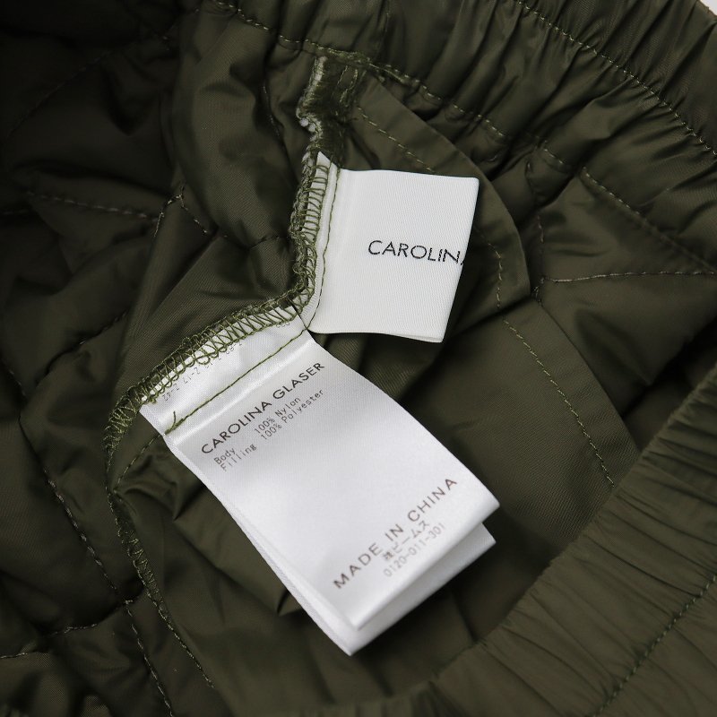 カロリナ グレイサー CAROLINA GLASER 美品 ビームス キルティング