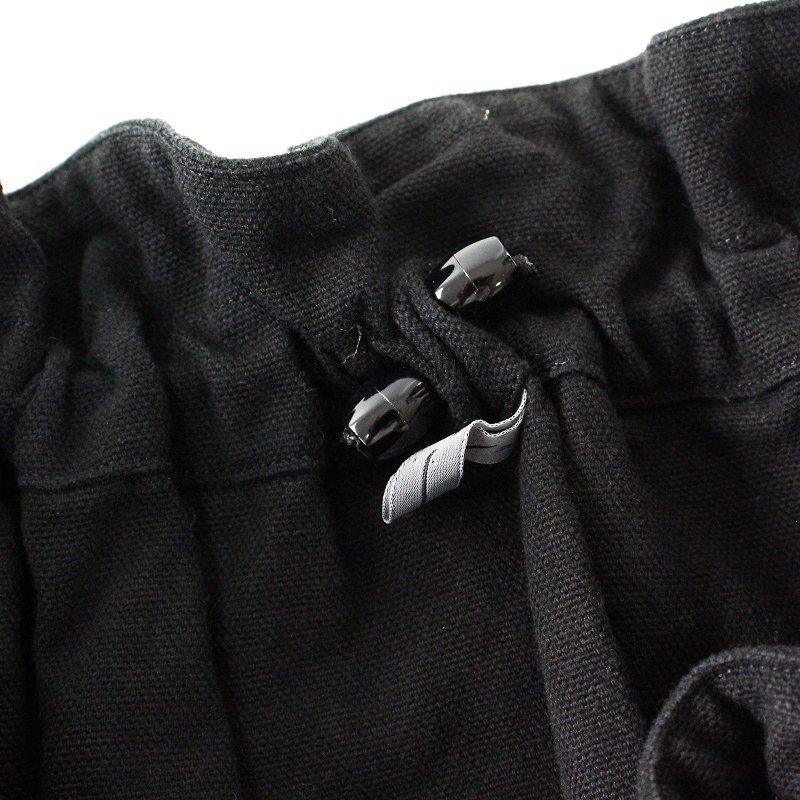 ゴーシュ インディアダック フレア スカート 2/ブラック 黒 フレア ロング キャンバス素材【2400013493673】_画像6