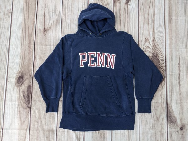 国内初の直営店 5.70s チャンピオン USA製 単色タグ ヴィンテージ リバースウィーブ PENN スウェットパーカー プルオーバー メンズS 紺赤白y903 パーカ 国内初の直営店 5.70s チャンピオン USA製 単色タグ ヴィンテージ リバースウィーブ PENN スウェットパーカー プルオーバー メンズS 紺赤白y903 パーカ