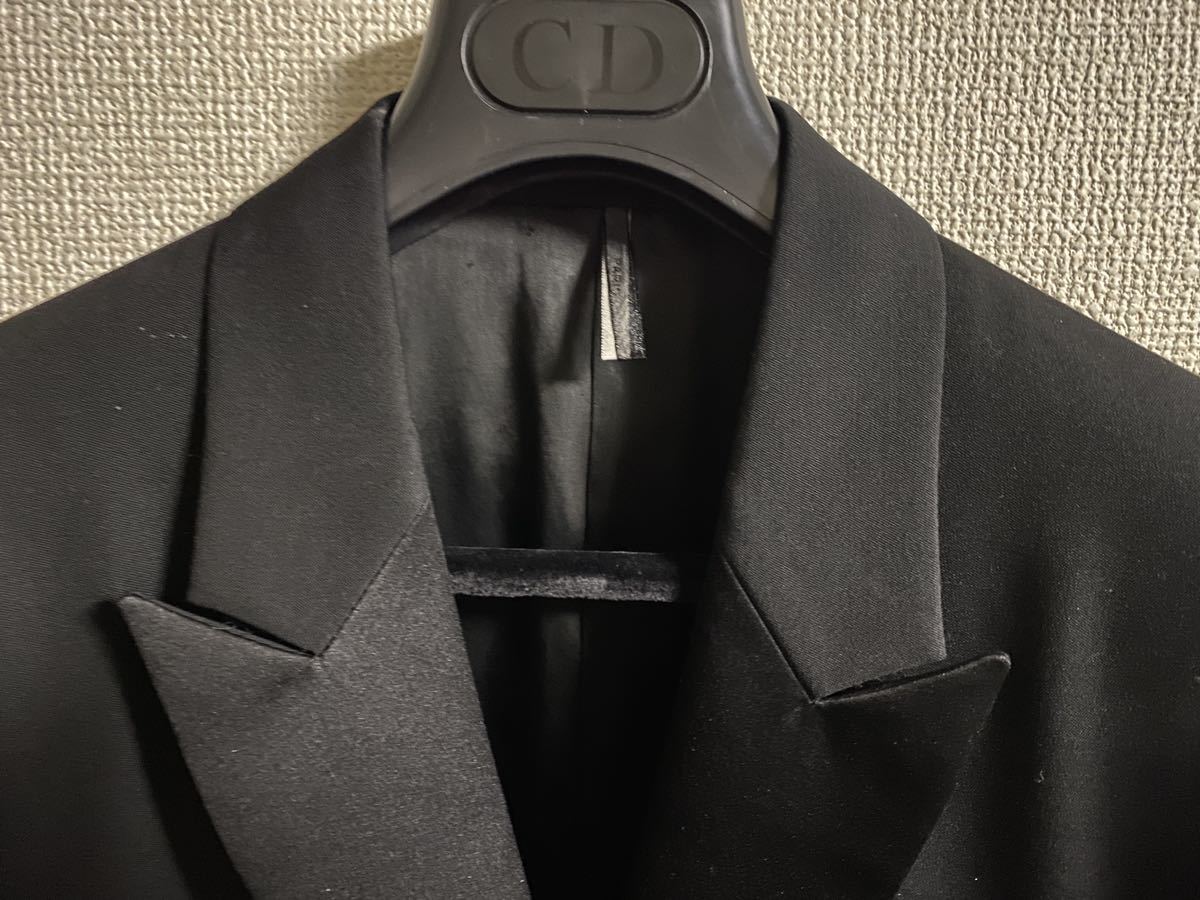 ディオールオム スモーキングチューブジャケット 美品 48 dior ディオールオム スモーキングチューブジャケット 美品 48 dior