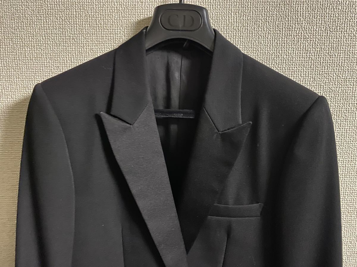 ディオールオム スモーキングチューブジャケット 美品 48 dior ディオールオム スモーキングチューブジャケット 美品 48 dior