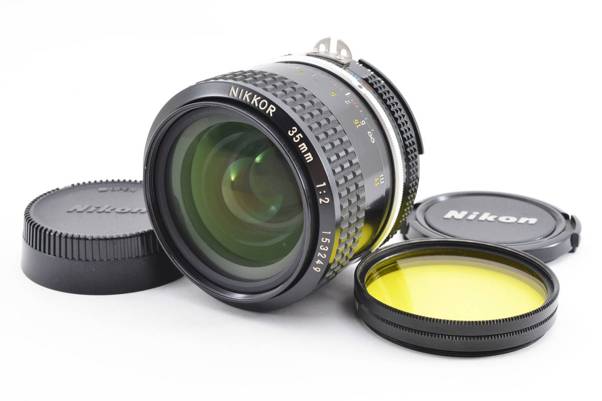 高い素材 【良品】 Nikon Nikkor Ai 35mm f/2 Wide Angle Prime Lens