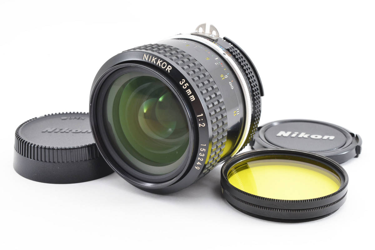 人気No.1 Prime Angle Wide f/2 35mm Ai Nikkor Nikon 【良品】 Lens